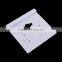 White PVC Earring Display Hang Cards Flocked Jewelry Hangtag High Quality PVC Display Jewelry Cards