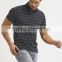 MGOO Summer Fashion Men Striped Polo Shirts 100% Cotton Short Sleeve Slim Fit Polo Shirt