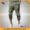 Mens army harem cargo pants with pocket on the side