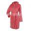 100% cotton terry hooded bathrobe for women
