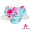66TQZ460 Lovebaby Fancy Girl Ruffle Lace Short Printed Flowers Pants