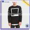 Wensfashion Fleece Square Graphic Sweatshirt Blank Crewneck Sweatshirt For Men