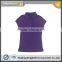 100% Cotton Girls School Uniform Purple Short Sleeve Polo Shirt