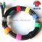 Eco-Friendly colorful self-adhesive cable tie with hook/loop