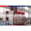 CE ISO approved Red double Cage Construction tower Hoist with trolley
