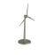 Die cast Zinc alloy Mini Metal Wind turbine with Nickel Plating