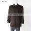 Classic Black Wool Cashmere Mens Coat