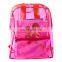 Fashion Lightweight Kids PVC School Transparent Backpack