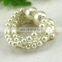 New Design 4 Rows Wedding Jewelry Bracelet Diamond Imitation Pearl Bridal Bracelet