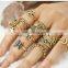 Hot 13Pcs/Set Gothic Retro Antique Women Popular Silver Bronze Elephant Crown Midi Finger Rings