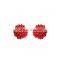 Chic Colorful Handmade Beads Beaded Ball Sharp Stud Earring