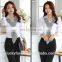 Autumn New Arrival 2016 Fashion Business Shirt Slim Formal Scarf Collar Long-sleeve Women Blouse Office Plus Size