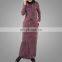2017 Casual Designer Burqa Photo Muslim Abaya Comfortable Weave Fabric Clothing New Models Moroccan Dress