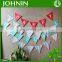 Sport Party Holiday Decoration Paper Polyester Fabric Pennant Banner