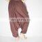 Fall Thai Hill tribe harem Soft organic cotton Pants Plain colors