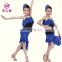 Milk silk children latin dance costume top and skirt suit with size S M L XL ET-096