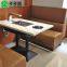 Marble barbecue table and chair furniture can be grilled
