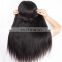 Raw indian hair silky straight human hair weave