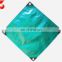 pe tarpaulin with reinforced round edge rope and aluminum eyelet