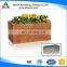 Rustic decorative rectangular garden planter corten steel flower pots