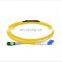 4 6 8 12 24 Core Hybrid Fiber Patch Cord MPO MTP To LC Single Mode Fiber Optic Break Out Ruggedized Patch Cord Jumper