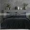 London Black And White 4Pcs Printed Washed Microfiber King Bedding Double Bedsheets Cover Set For Queen Bed