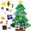 Factory direct sale decoration felt christmas tree indoor diy