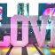 Promotional Inflatable LED Letter,Inflatable Alphabet Letters, Inflatable Billboard Brands for Party and Advertising