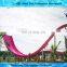 Fiberglass Water Slide 11-18M Platform Height With Swimming Pool Water Park Equipment