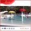 Residential Water Park Mushroom Shape Fountain In Splash Pad