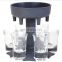 wholesale hot selling 6 shot glass dispenser , 6 way shot glass dispenser ,stock