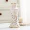 Creative Palace European Romantic Gild White Tall Ceramic Vase For Living Room Decor