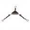 Flexible rotation Cross brass barrel fishing snap swivel