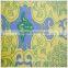 yellow pattern printed fabric