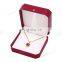 Hot custom color logo pu leather jewelry LED Light pendant box