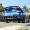 Hot sale real PP bumper lip body kit auto parts fender car diffuser rear lip rear bumper lip