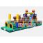Giant inflatable floating obstacle bouncy castle course