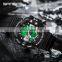 SANDA 3129 2022 New Men's Watches Dual Display Watch 50M Waterproof Sports Military Quartz Wristwatch Clock