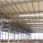 Structural steel warehouse with white fireproof painted steel frame