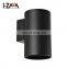 Factory Price Custom Modern Black Round Aluminum Mounted Indoor Home Hotel Bedroom Led Wall Lamp