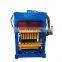 Hot sale QT4-25BH mobile hollow interlocking cement block brick making machine for price