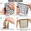 Premium Suet Cakes Square Hanging Metal  Hanging Bird Feeder in Garden
