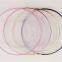 Wholesale Banquet Wedding Gold Silver Rimmed Glass Charger Plate