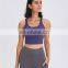 New Add Colors Gymwear Crop Top Wholesale Blank Yoga Bra Sports Gym Crop Tops Fitness Active Wear With Removable Pads For Women