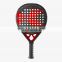 OEM New Customizable Top Sale 12K Carbon Fiber  +EVA Foam Padel Rackets Premium Padel Tennis Rackets