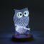 Innovative 3D LED illusion lamp Wireless Charger for phone Samsug Fast Charging 7 colors Night Light Custom Wireless Charger Stand