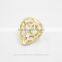 Gold Ring Full Rhinestone Ring Designs For Girls Diamond Jewelry Wholesale