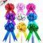 3*120cm Decoration Christmas Flowers Gift Wrapping Plastic Ribbon Pull Bows with Ribbon for Wedding Party