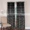 Hot selling Fashion living room Fabric Window black home curtains CT33