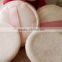 OEM welding factory making Makeup Puff Baby Powder Puff with Ribbon
